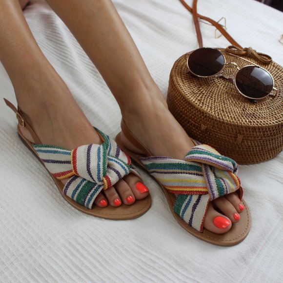 🚨//Island Gal// Multi Color Sandal - Picture 3 of 8
